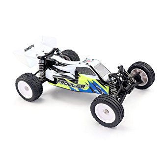 Himoto E12XBL RC Brushless Racing Car 1/12 Scale 2.4G 2WD Electric Power Off Road Buggy Car with 50 km/h  High Speed, White & Blue