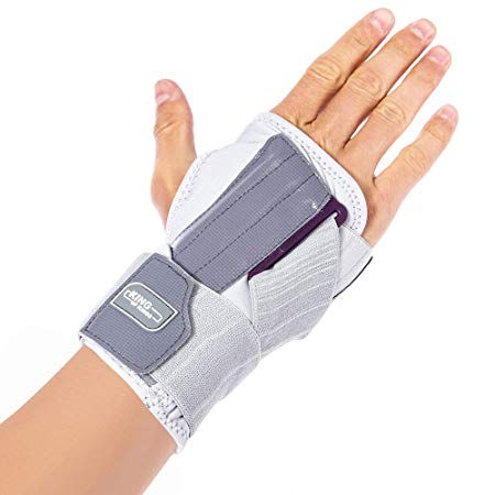 Carpal Tunnel Wrist Brace Night - Hand Sleep Support with Splints for tendonitis, Pain Relief, Injuries, Sprain Right Hand