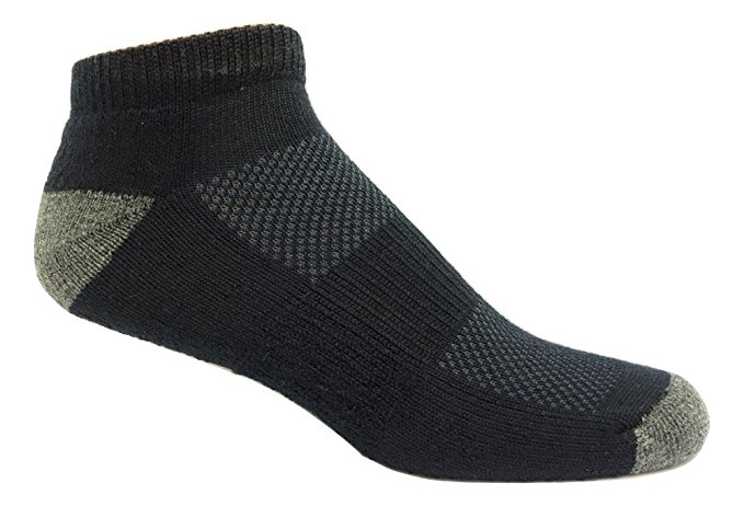 JB Field's Low-cut "no show" Merino Wool Hiking Socks (3PK)