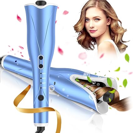 Automatic Curling Iron, Auto Hair Curler with 1" Large Rotating Barrel & Adjustable Temps & Timer, Anti-Tangle & Anti-Scald, Fast Heating Hair Curling Wand for Hair Styling, Auto Shut-Off 2