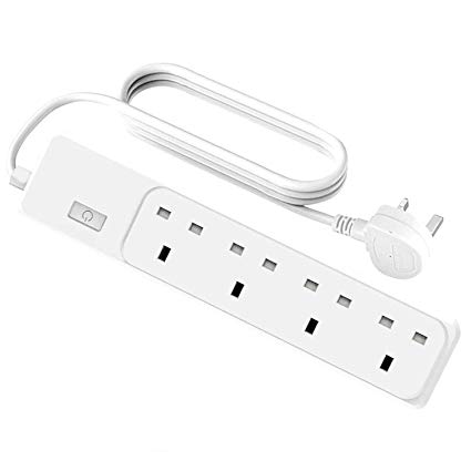 WiFi Smart Plug, Meross Smart Power Strip with 4 AC Outlets WiFi Plugs Compatible with Alexa Google Assistant Voice Control