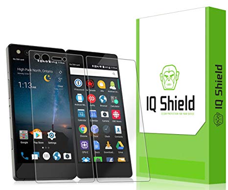 IQ Shield Screen Protector Compatible with ZTE Axon M LiquidSkin Anti-Bubble Clear Film