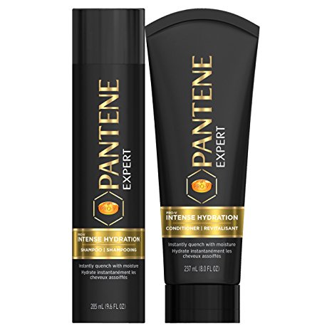 Pantene Expert Pro-V Intense Hydration Shampoo 9.6 oz and Conditioner 8 oz Dual Pack