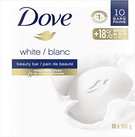 Dove Beauty Bar for healthy-looking skin White 106 g 10 count