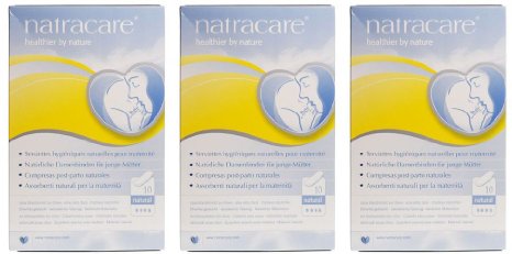 (3 PACK) - Natracare - New Mother Maternity Pads | 10pieces | 3 PACK BUNDLE