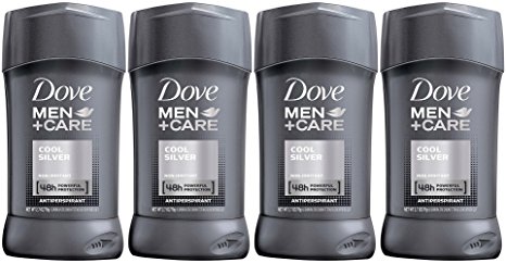 Dove Men   Care Antiperspirant & Deodorant, Cool Silver 2.70 oz (Pack of 4)