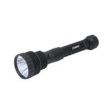 Dorcy 41-4299 Weather Resistant Rechargeable LED Flashlight with AC and DC Adapters 290-Lumens Black Finish