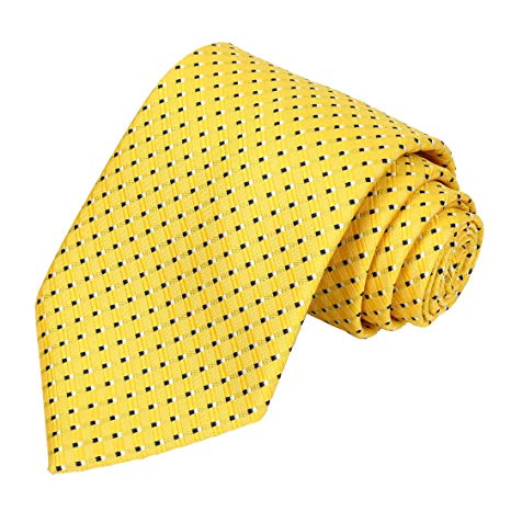 KissTies Mens Extra Long Tie Checkered Plaid Necktie   Gift Box (63'' XL)