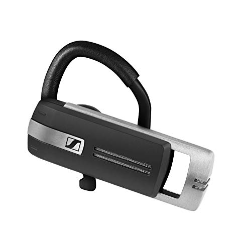 Sennheiser Presence Grey Business (508341) - Dual Connectivity, Single-Sided Bluetooth Wireless Headset for Mobile Device & Softphone/PC Connection (Black)