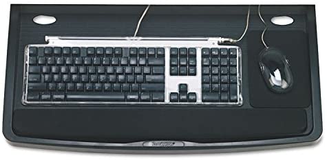 Kensington 60004 Underdesk Keyboard Drawer,w/Mouse Tray,26-Inch x13-1/2-Inch,Black