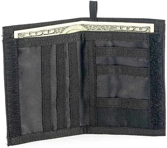 CHAMELEON Velcro Bifold Mens Wallet-Tactical Wallet-Thin Travel Front Pocket