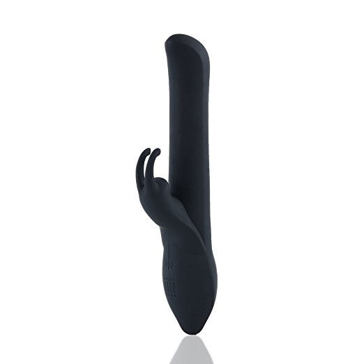 Utimi Rabbit Vibrator Waterproof 7 Modes Vibration Rechargeable Silicone Vibe with Flowing Beads