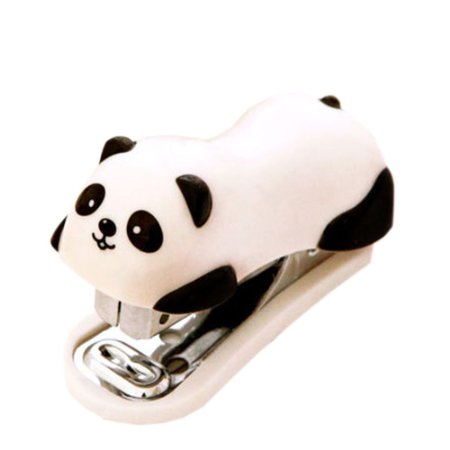 Cute Panda Mini Desktop Stapler&Staple Hand Stapler Office/Home Stapler(62.5CM)