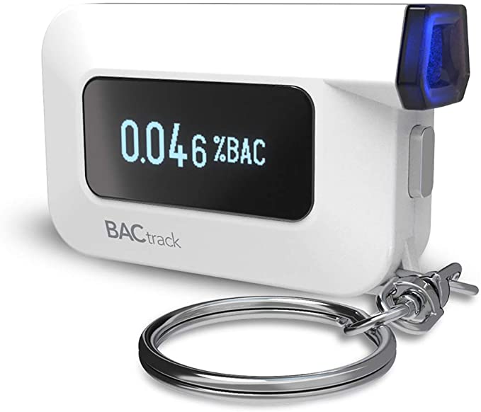 BACtrack C6 Keychain Breathalyzer | Professional-Grade Accuracy | Optional Wireless Connectivity to Apple iPhone, Google & Samsung Android Smartphone Devices | Apple HealthKit Integration