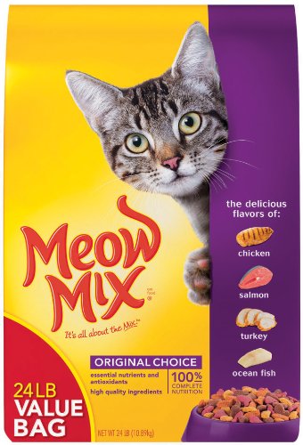 .Meow Mix. Original, Extra large, 24-Pound Bag