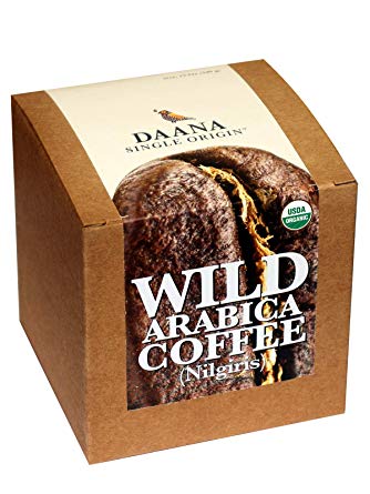 Wild Coffee: Organic, Shade Grown, Single Origin, Fair Trade Arabica Beans (Medium Roast) (12 oz)