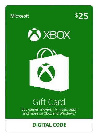 Xbox $25 Gift Card - Digital Code