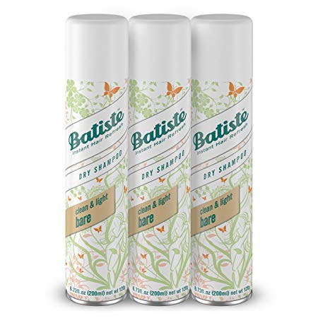 Batiste Dry Shampoo, Bare, 3 Count (Pack of 4)