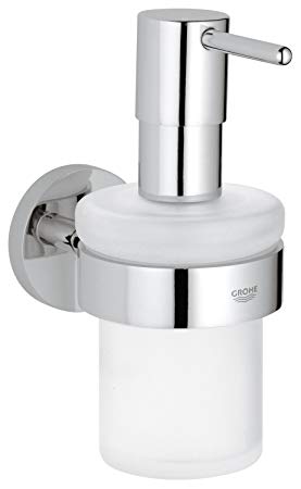 Essentials Soap Dispenser With Holder, StarLight Chrome