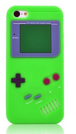 iPhone 6 Plus Case,Newstore Retro Design 3D Game Boy Gameboy Style Soft Silicone Cover Case For Apple iPhone 6 Plus 5.5 inch With A Free Packing With Newstore Trademark gifts (Green)