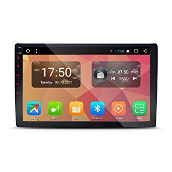 Eonon GA2168 Universal Double Din, Android 7.1 Octa-Core, 10.1 " 2GB RAM 32GB ROM, Car Stereo Player Radio Receiver GPS Navigation System Head Unit ,Support Bluetooth, Wifi Connection