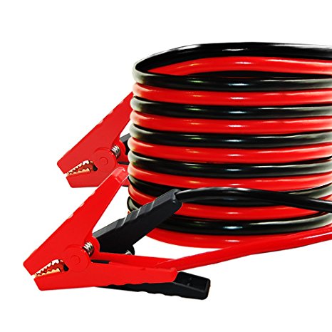 Jumper Cables with Pack Bag, DOCA 8.2 Feet 600 AMP 6 Gauge Heavy Duty Booster Starter Cable Kit
