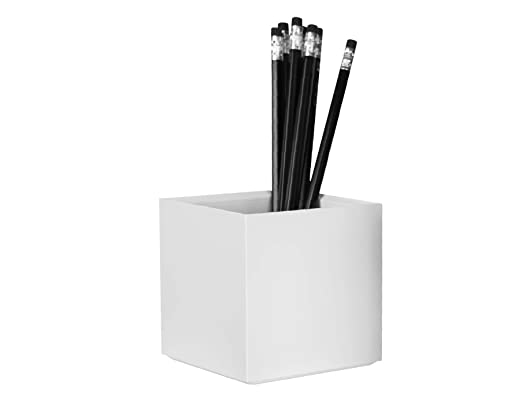 Bostitch Konnect Pencil Cup Desk Organizer, Pen Cup, White