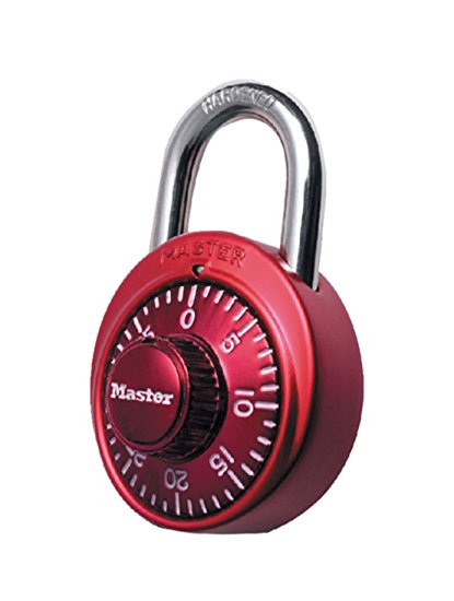 Master Lock 1530DCM X-treme Combination Lock in Red