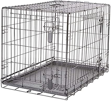 Dogit Two Door Wire Home Crates with Divider-Large-91 X 56 X 62cm (36 X 22 X 24.5-Inch)