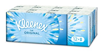 Kleenex Tissue Pocket 12 Pack, 7 4-ply Tissues Per Pack