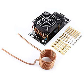 1000W ZVS Low Voltage Induction Heating Board Module Tesla Coil 12V-36V Flyback Driver Heater with Copper Tube