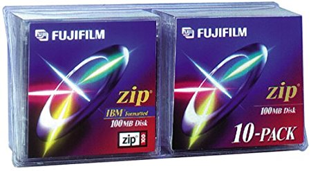 Fujifilm 100 MB Zip Disk, IBM Formatted (10-Pack)