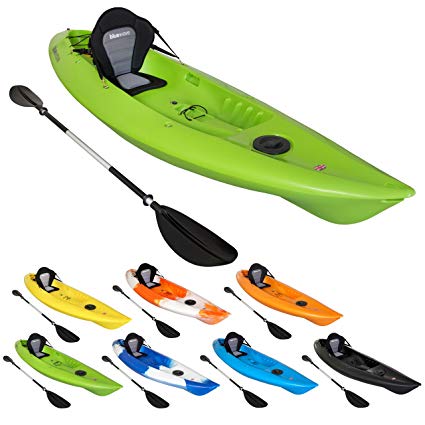 Bluewave Dart Sit On Top Touring Kayak - High Speed Racing - Deluxe Seat & Paddle Package