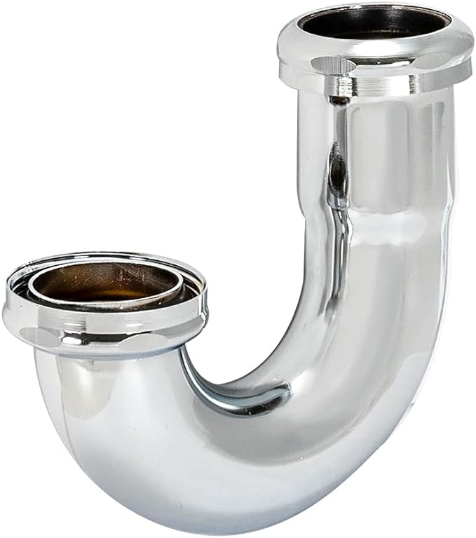 Eastman 35112 Sink Trap J-Bend 17-Gauge, Chrome