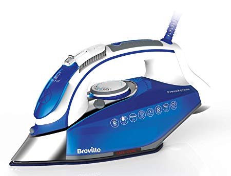 Breville PressXpress 3100W Steam Iron VIN340, Advanced Ceramic Soleplate