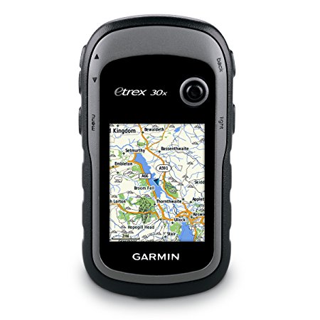 Garmin eTrex 30x Outdoor Handheld GPS Unit with TopoActive Western Europe Maps - Black/Grey