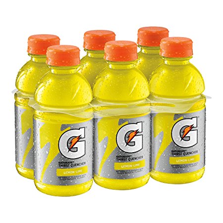 Gatorade Thirst Quencher, Lemon Lime, 12 Ounce (Pack of 6)