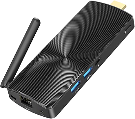 MeLE Fanless Mini PC Stick, Intel Celeron J4125 8GB DDR4 128GB ROM Computer Stick with Windows 10 Pro, Micro PC Runs at 2.5GHz (Up to 2.7 GHz), Dual WiFi , Gigabit Ethernet, BT4.2 (PCG02 GLE)