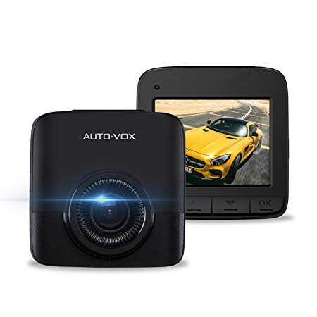 AUTO-VOX D5 Dash Cam HD 1520P Car Camera 2.7K Resolution G-Sensor Night Vision 140°Wide Angle Dashboard Camera Video Recorder with Motion Detection, Loop Recording