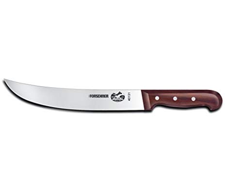 Victorinox 10-Inch Curved Cimeter Knife, Rosewood Handle