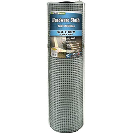 Mat Midwest Air 308243B Tech 36-Inch-by-100-Foot 1/2-Inch Mesh 19-Gauge Galvanized Hardware Cloth