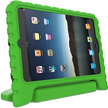 iPad Mini Case for Kids: Stalion® Safe Shockproof Protection for iPad Mini 1st 2nd 3rd & 4th Generation (Candy Apple) Ultra Lightweight   Comfort Grip Carrying Handle   Folding Stand