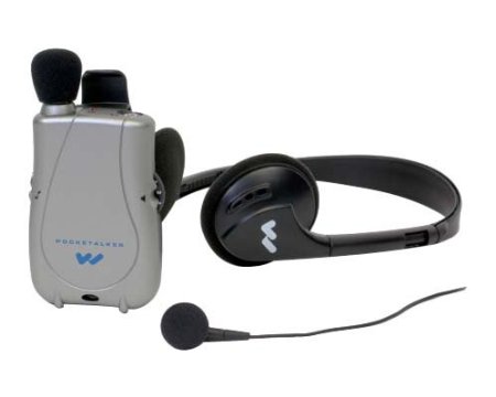 Pocket Talker Ultra System - with EAR 013 Single Mini Earphone & HED 021 Deluxe Headphone