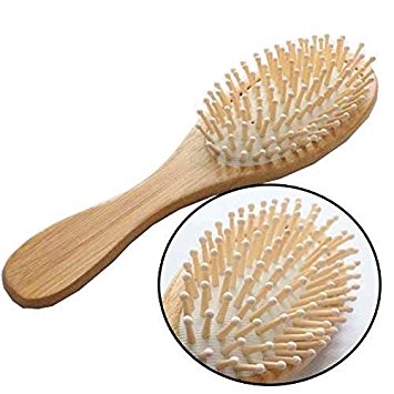 Tenflyer Wooden Bamboo Hair Vent Brush Brushes Keratin Care and Beauty SPA Massager Massage Comb