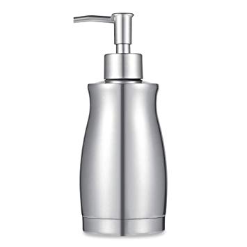 ARKTEK Soap Dispenser - Stainless Steel Rust and Leak Proof System Hand Soap Dispenser, Kitchen Sink and Bathroom Pump for Liquid (13.5 Ounce / 400ML)