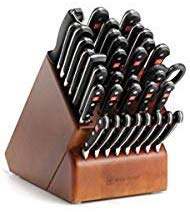 WÜSTHOF Classic Thirty-Six Piece Mega Knife Block Set | 36-Piece German Knife Set | Precision Forged High Carbon Stainless Steel Kitchen Knife Set with 22 Slot Block – Model 8736