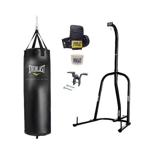 Everlast Single Station Heavy Bag Stand with a 70-lb. Heavy Bag Kit