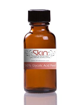 Skin Obsession 50% Glycolic Acid Home Chemical peel for sun damage and lines 1 Fl Oz