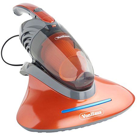 VonHaus 550W (MAX) UV Hand Held Vacuum Cleaner - For Carpets. Sofas. Pillows, Curtains, Mattresses - FREE Extended 2 Year Warranty