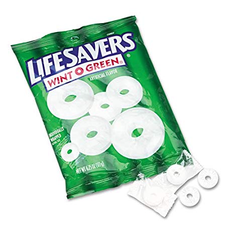 Life Savers Wint O Green Mints Candy Bag, 6.25 oz (Pack of 1)